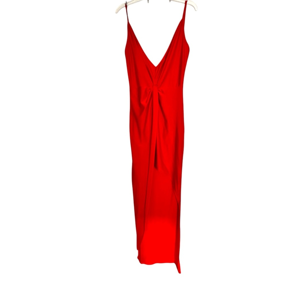 Beach Cover Up Red Dress (3)
